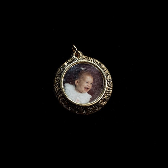 Vintage Photo Picture Charm Pendent - image 1