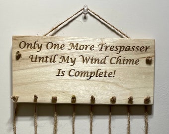 One More Tresspasser and My Wind Chime is Complete - Etsy