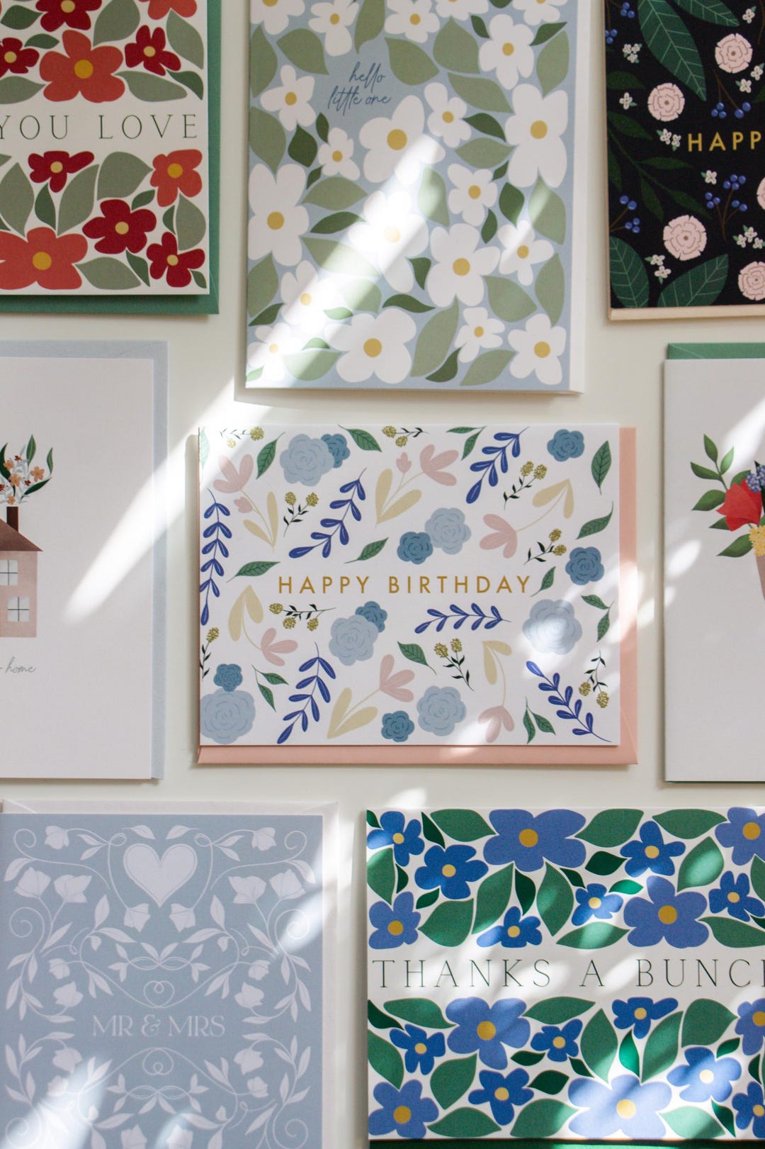 Flower Bundle // Set of 8 Greetings Cards - Etsy Canada