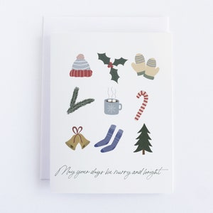 Cosy Holidays // Carte de voeux pour les Fêtes
