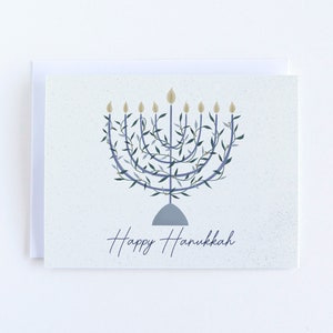 Menorah Vines // Carte de vœux pour les fêtes