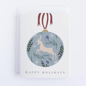 Renna che salta // Biglietto di auguri per le feste