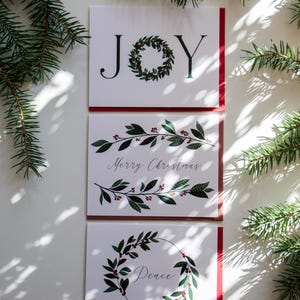 Lot de Noël // Lot de 6 cartes de voeux