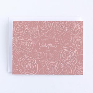 Roses de la Saint-Valentin // Carte de Saint-Valentin