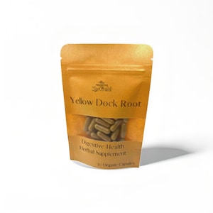 Yellow Dock Root 100% Pure Capsules  500 mg