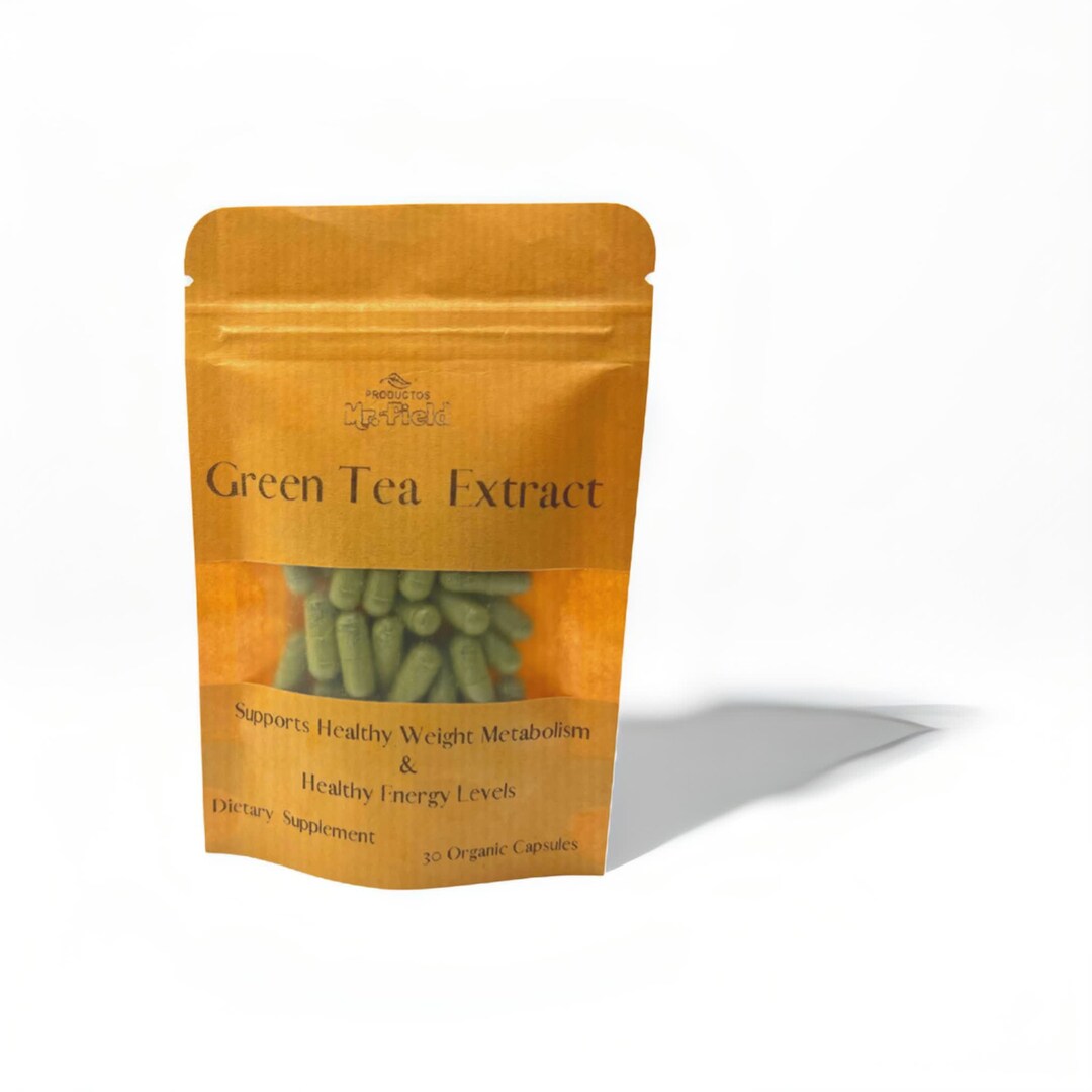 Green Tea Extract 100 Pure Capsules 500 Mg Etsy