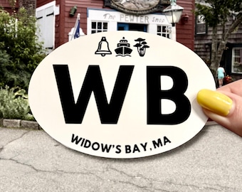 Widow’s Bay Souvenir Sticker | Car Sticker | Laptop Sticker | TV Show | Matte Vinyl Sticker