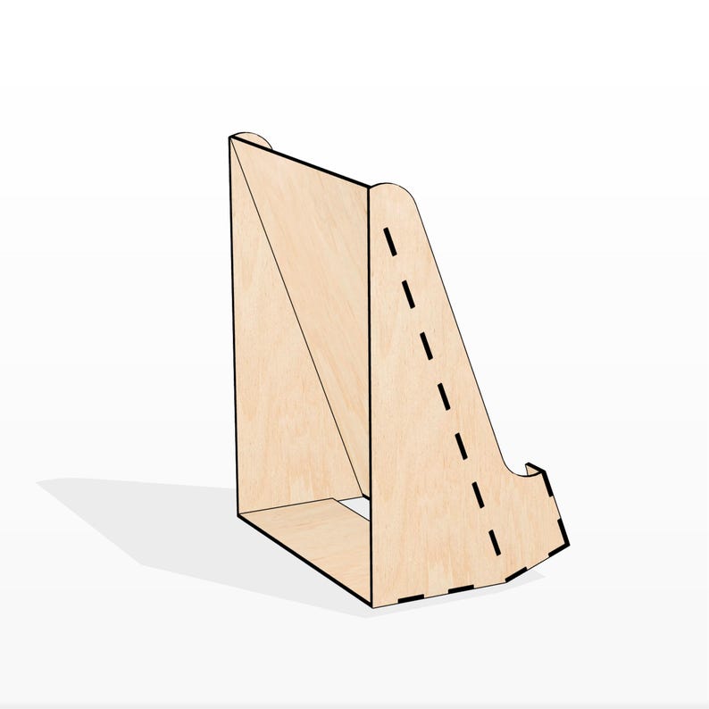 A4 Display Stand SVG Laser Cut File for Flyer Brochure Promotional ...