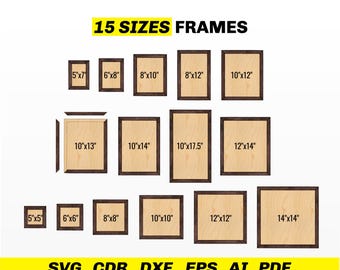 Picture Frame SVG Laser Cut File