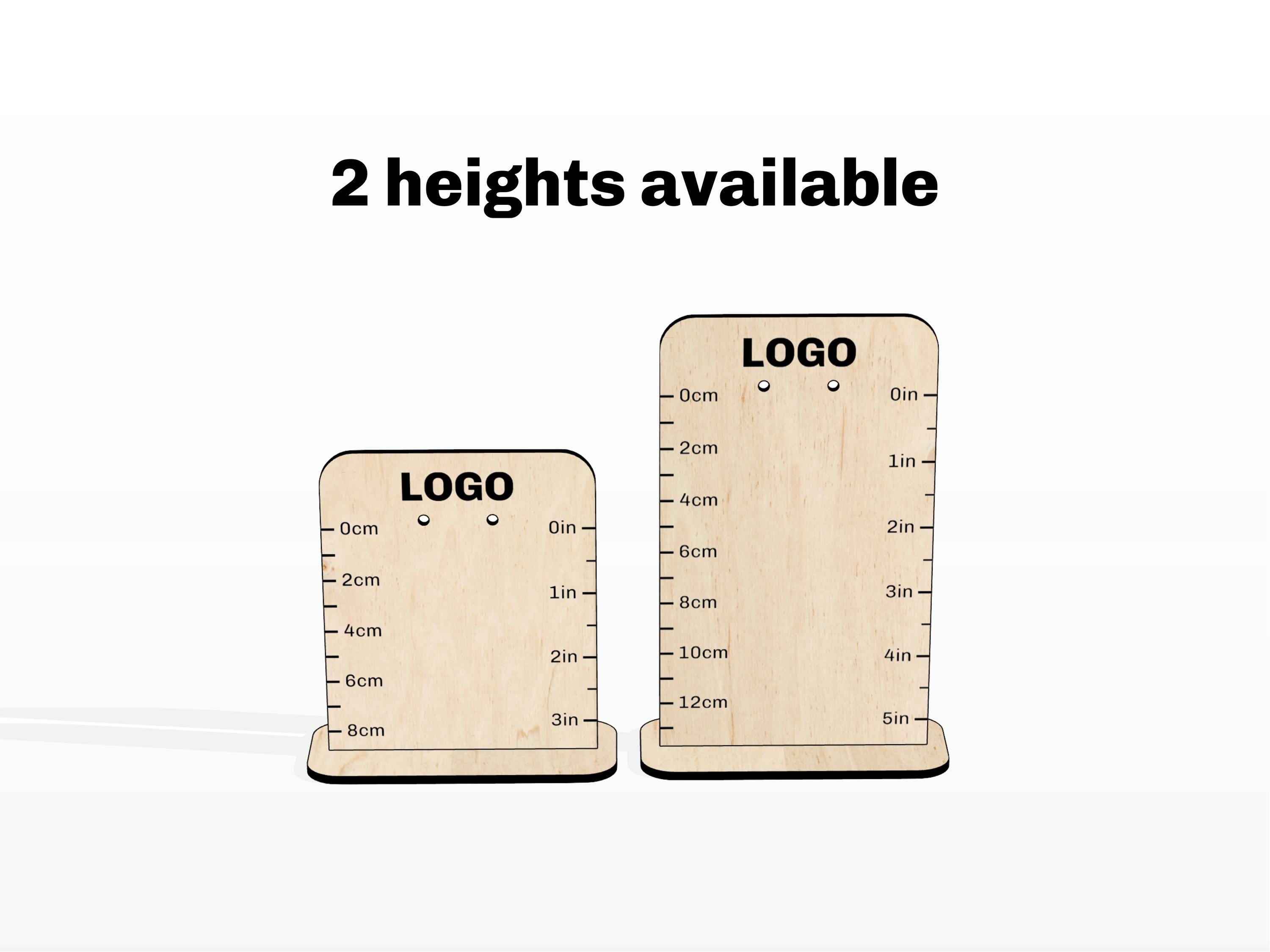Earring Display Stand SVG: Laser Cut Jewelry Ruler (digital Download ...