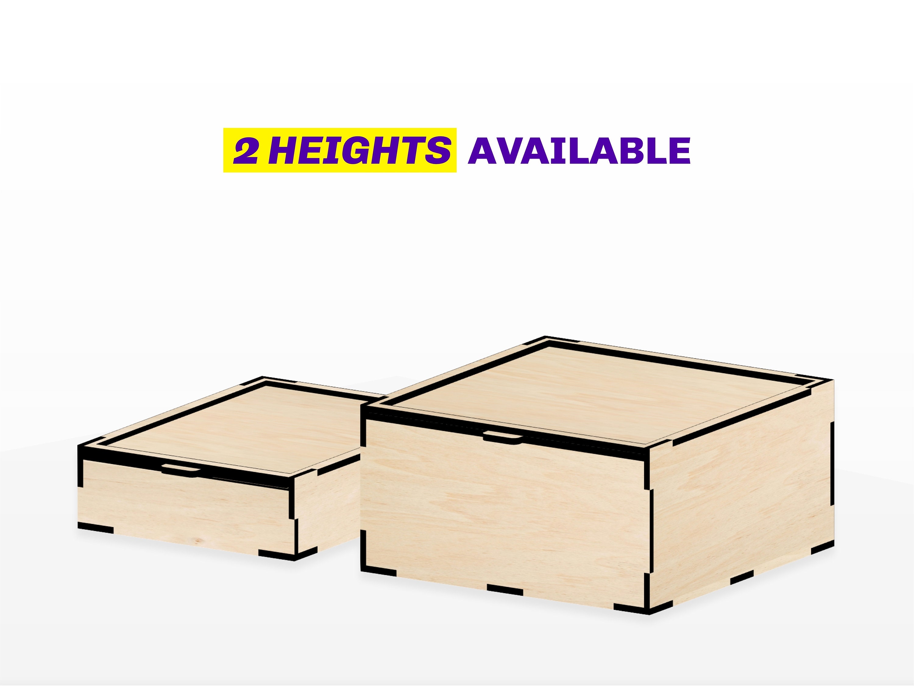 Laser Cut Box SVG - Laser Cut Box File SVG DXF Template - Storage Box ...