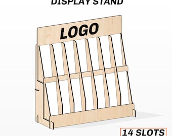 Portamarcadores cortado con láser para marcadores de 2x6 (archivo SVG DXF)
