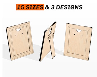 Slide in Picture Frame SVG Laser Cut File