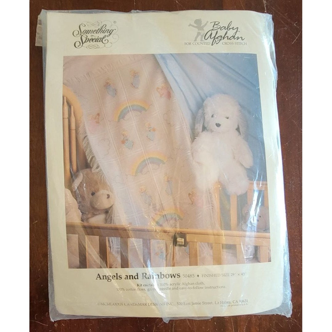 Cross Stitch Baby Afghan Kit Etsy