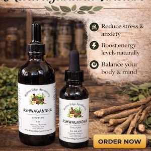 Tintura de Ashwagandha 2 oz. imagen 1
