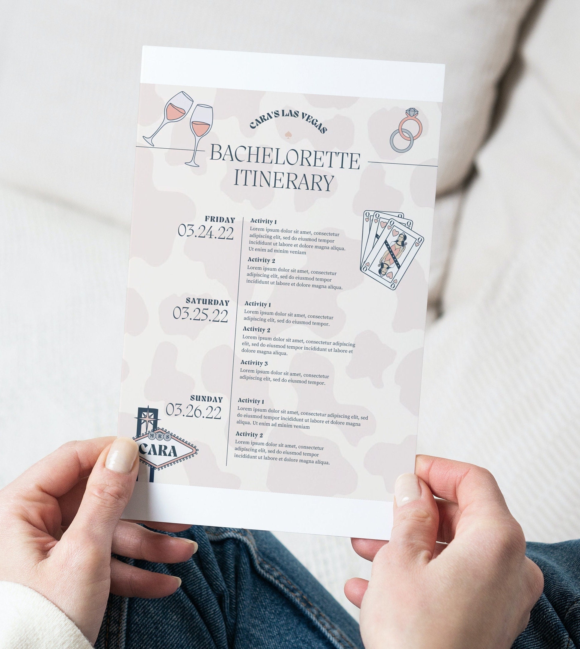 Bachelorette Itinerary Template Customizable Editable Etsy Bachelorette Itinerary Template Customizable Editable Etsy