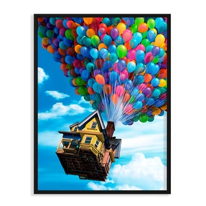 Póster de lona con dibujos animados de 24 a 36 pulgadas, obra de arte decorativa para baby shower, habitación infantil, habitación de adolescentes, idea de regalo para niña, hermana, bebé e hija.