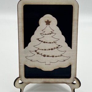 Christmas Tree Gift Card Holder SVG
