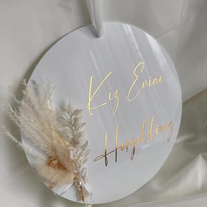 Door sign for bride pick-up: kiz evi naz evi, söz deko, kiz evine hosgeldiniz, Reception sign