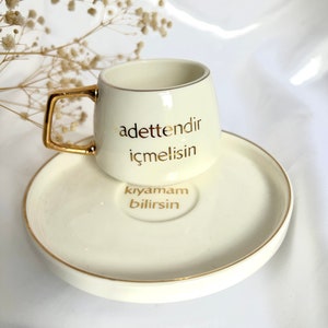 Groom Coffee Cup Damat Kahvesi Nisan Söz