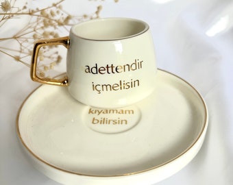 Groom Coffee Cup Damat Kahvesi Nisan Söz