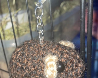 Mini Piggy Keychain | Crochet | Guinea pigs | Made to Order | Made by Samsandgrams