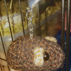 Mini Piggy Keychain | Crochet | Guinea pigs | Made to Order | Made by Samsandgrams