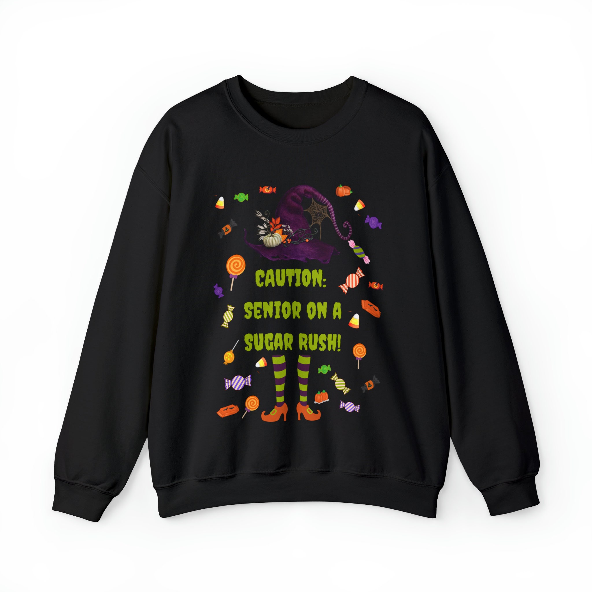 Discover Funny Halloween Shirt for Grandma Halloween Sweatshirt for Seniors Elderly Halloween Costume for NaNa GiGi Halloween Candy Witch Shirt