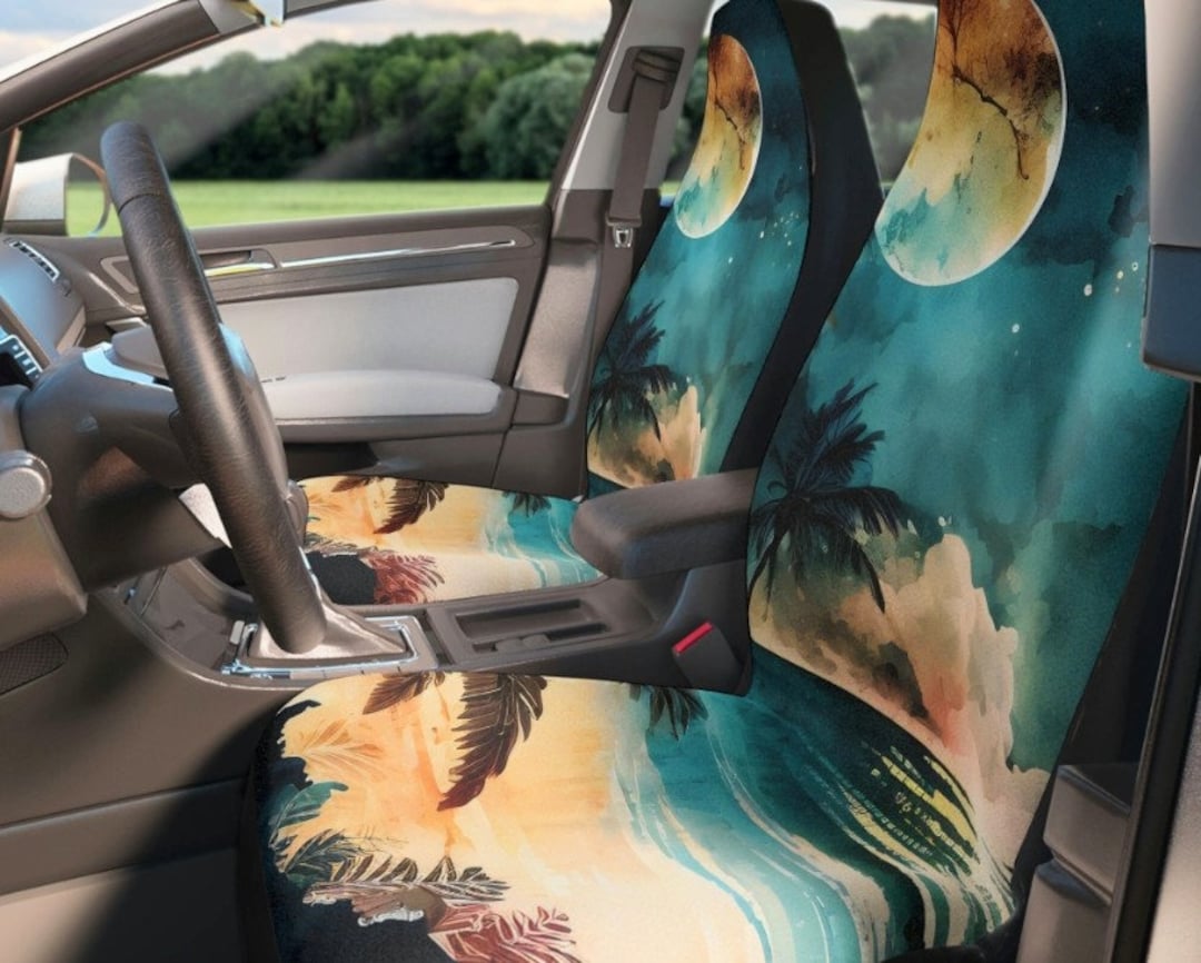 Ocean Sunset Car Seat Coversboho Tropical Seat Covers for Etsy