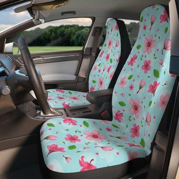 Cherry Blossom Car Seat Covers Universal Seat Covers for Car Truck SUV Car  Accessories for Women Seat Protectors for Vehicle New Driver Gift 