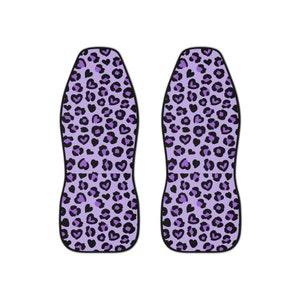 White Leopard Pet Car Seat Cover main image 1