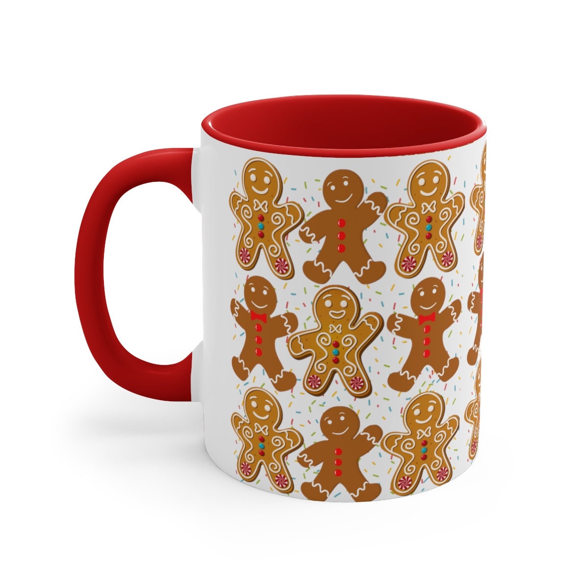 Oldenhof Kerstman beker met ruimte voor koekje 12 cm aardewerk | Oldenhof