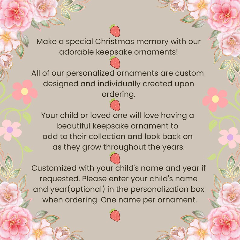 Baby Girl 2nd Christmas Ornament Second Christmas Personalized Name