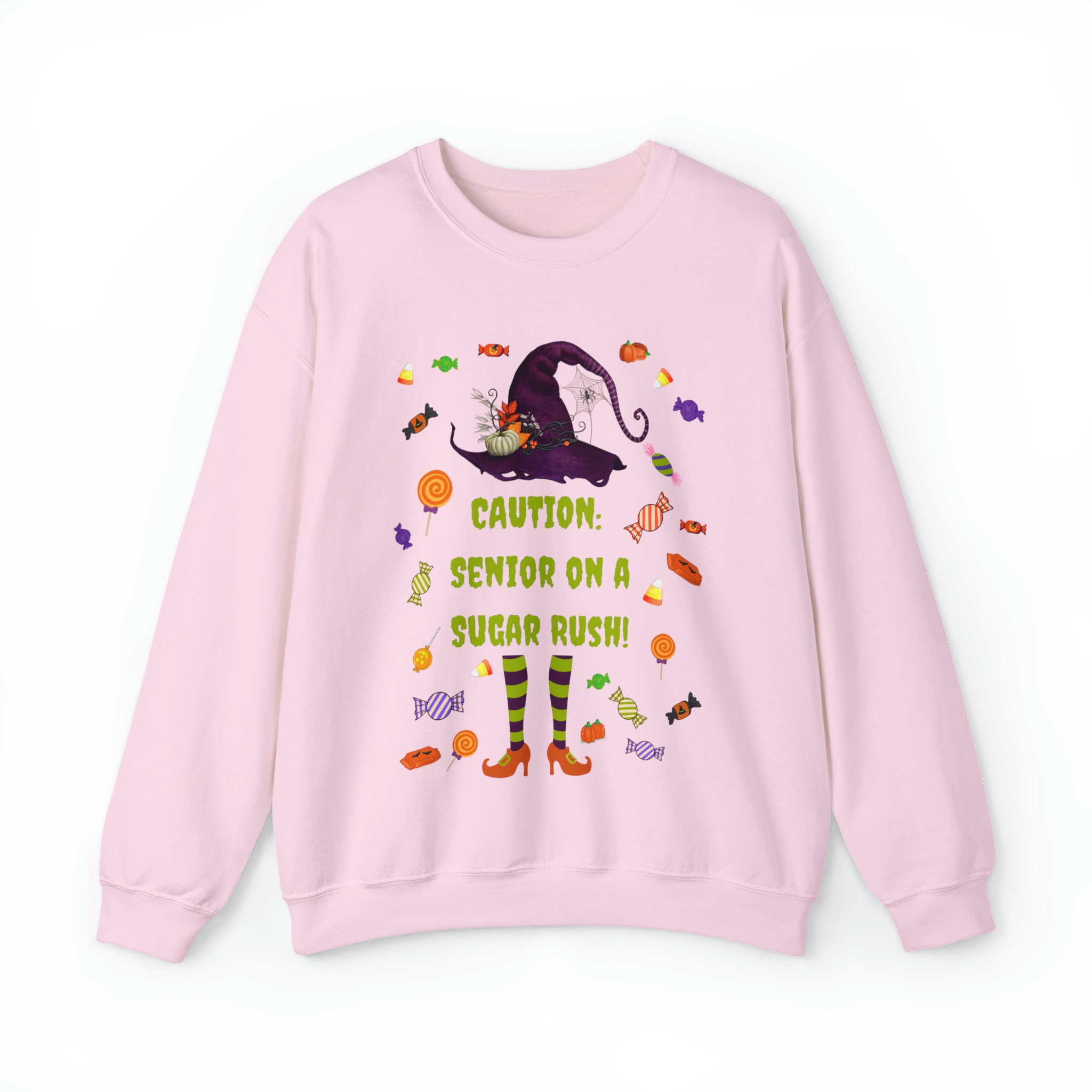 Discover Funny Halloween Shirt for Grandma Halloween Sweatshirt for Seniors Elderly Halloween Costume for NaNa GiGi Halloween Candy Witch Shirt