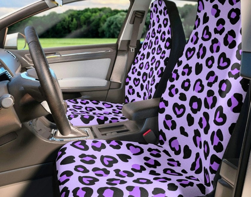 Regenbogen Leopard Auto Sitzbezüge für Fahrzeug Full Set, Animal Print  Sitzbezüge für Auto für Frauen Bunt, Neon Effekt Sitzbezug, Auto Geschenk -   Österreich