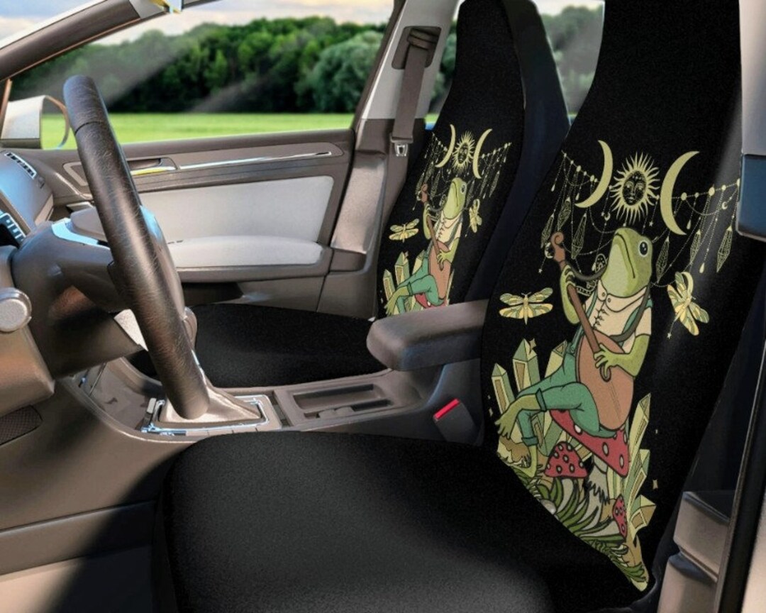 Frog Car Seat Covers,frog and Mushroom Car Seat Covers,frog Car