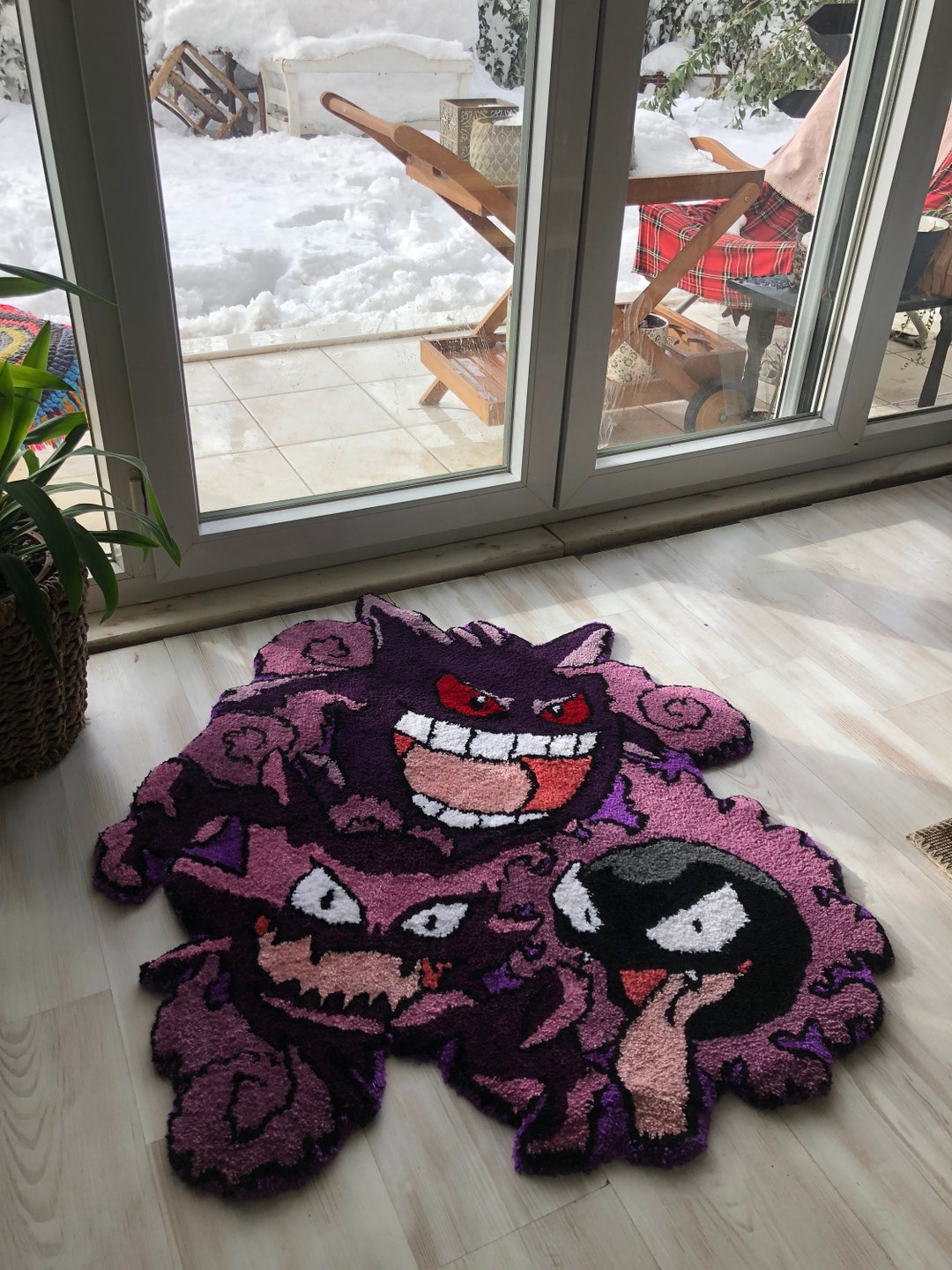 Anime Tufted Rug Pokeman Tufted Rug Custom Tufted Rug Etsy