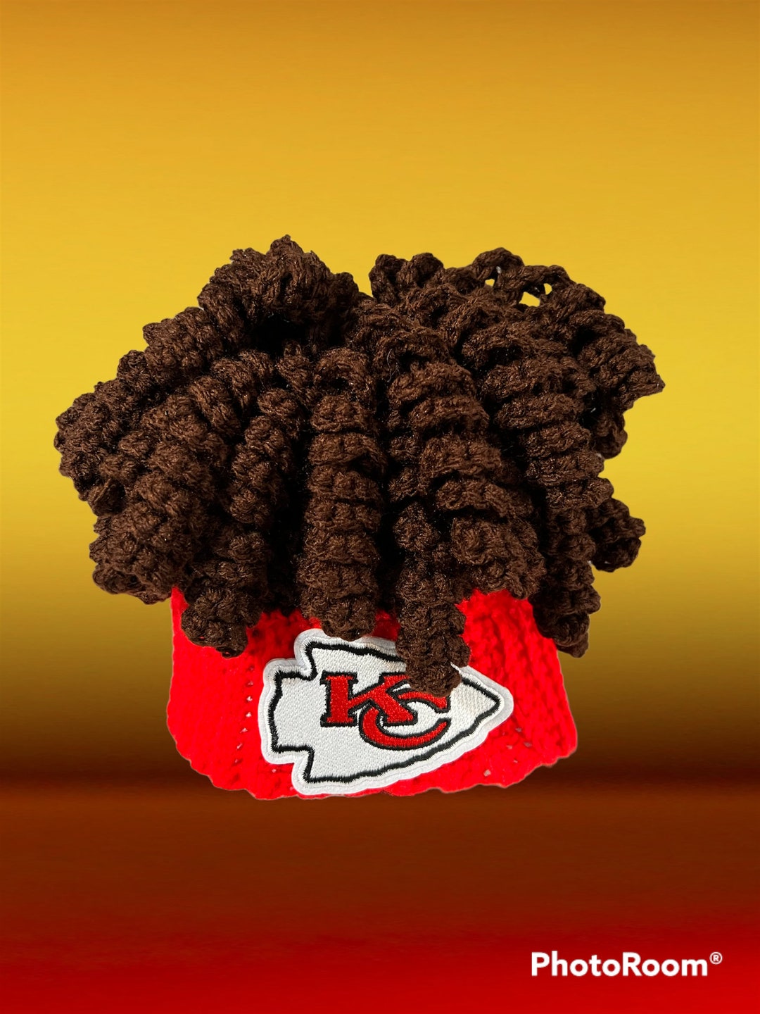 Sports Team Patrick Mahomes Wig Crochet Hat Etsy