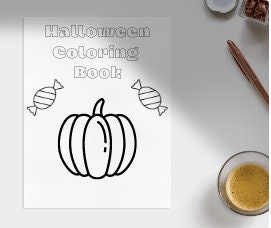 Halloween Coloring Pages - 30 Printable Coloring Pages - Etsy
