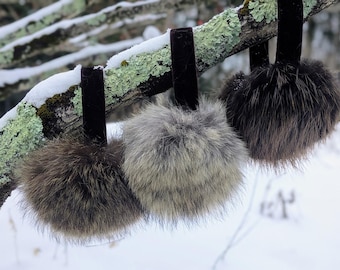 Natural Fur Earmuffs