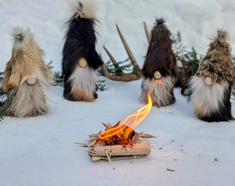 Natural Fur Gnome
