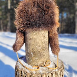 Beaver Fur Trapper Hat