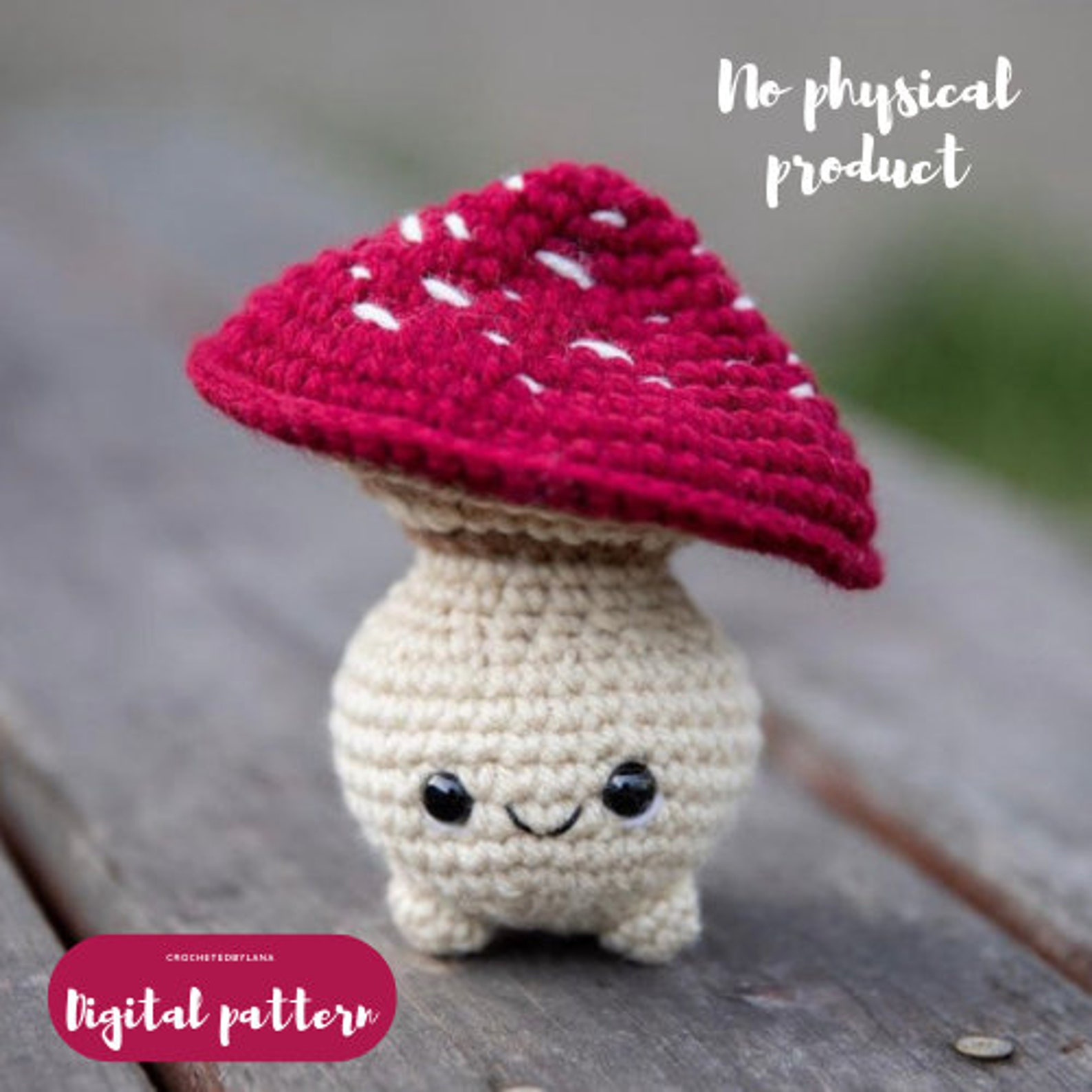 Poppable Mushroom Boy Crochet Pattern Woodland Cottagecore Etsy