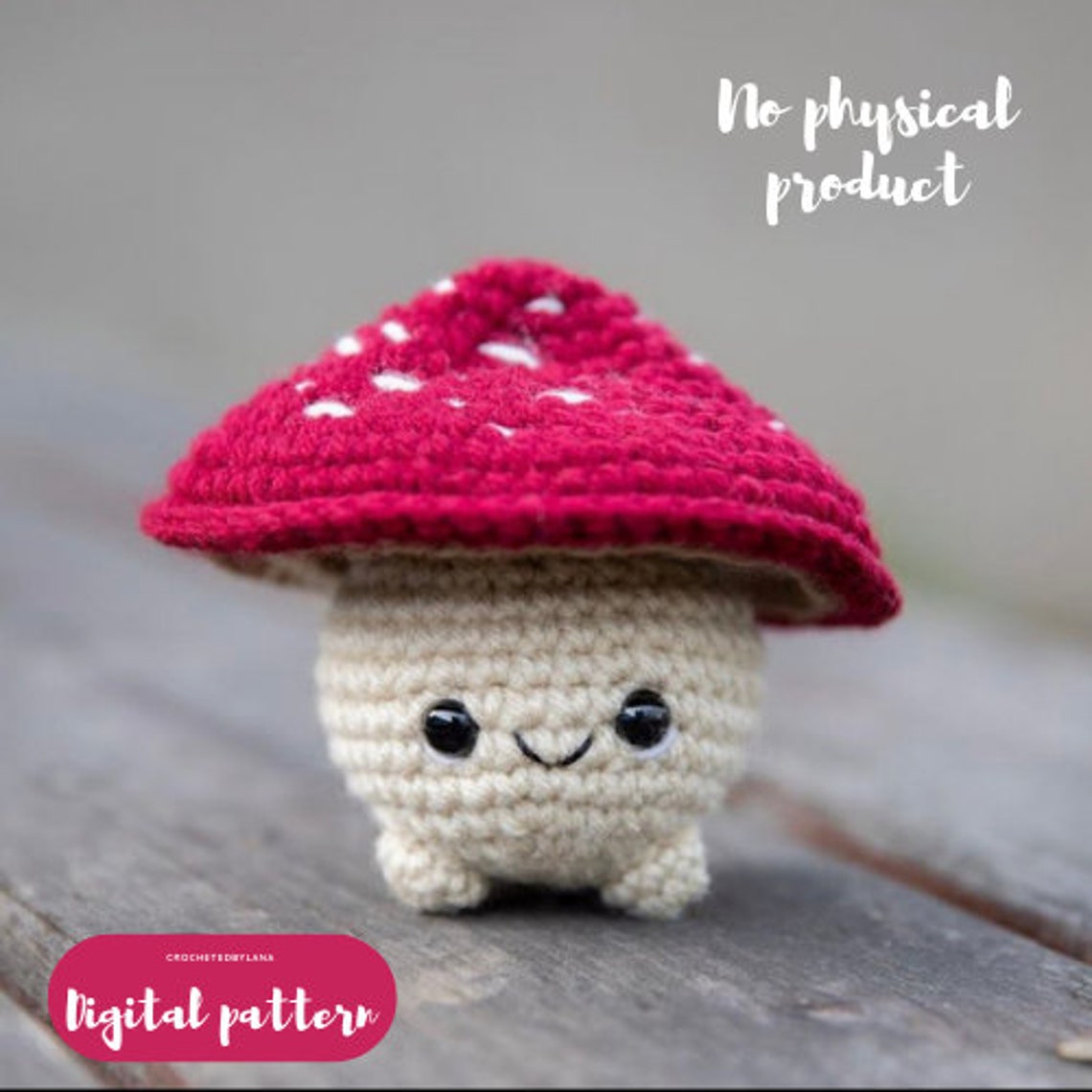 Poppable Mushroom Boy Crochet Pattern Woodland Cottagecore Etsy