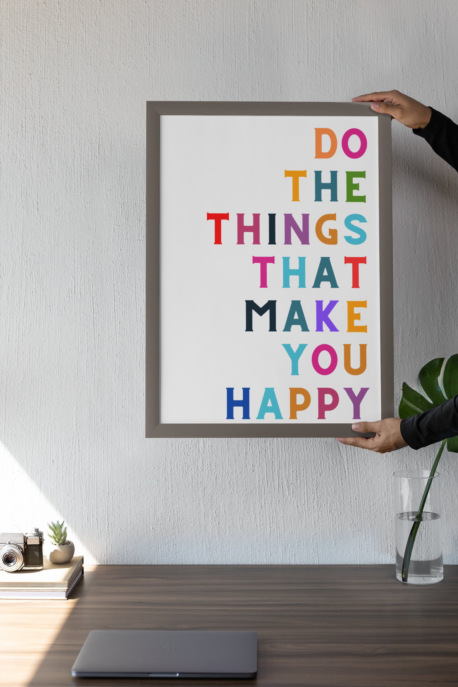 Happiness Quote Print | Motivational Quotes Poster | Happy ...
