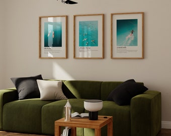 Surfen Wand Kunst Drucke - Strand Druck Meereswellen, Küsten Druck Strand Wand Kunst Digitaler Download - Sofortige Wohnkultur für ein Küsten Gefühl