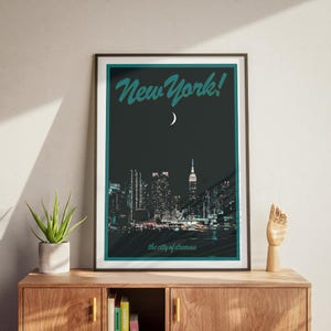 New York City Poster | NYC Plakat | New York City Wandbild | New York Poster | Trendige druckbare Galleriewand | Stadt Poster | Digitaler Download