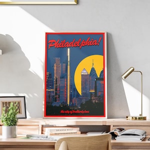 Philadelphia Print | Philly Poster | Philly Wall Art | City Print | Trendy Printable Gallery Wall | City Poster | Digital Download