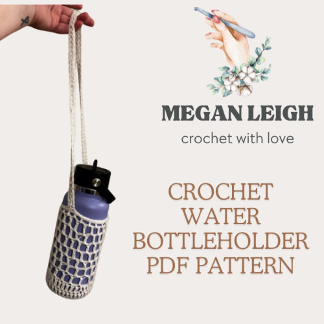 Crochet Water Bottle Holder PDF Pattern - Etsy