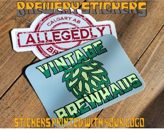 Custom Business Sticker printing with Your Logo featuring Full Color Vinyl Decals for Marketing, Packaging & Promotions